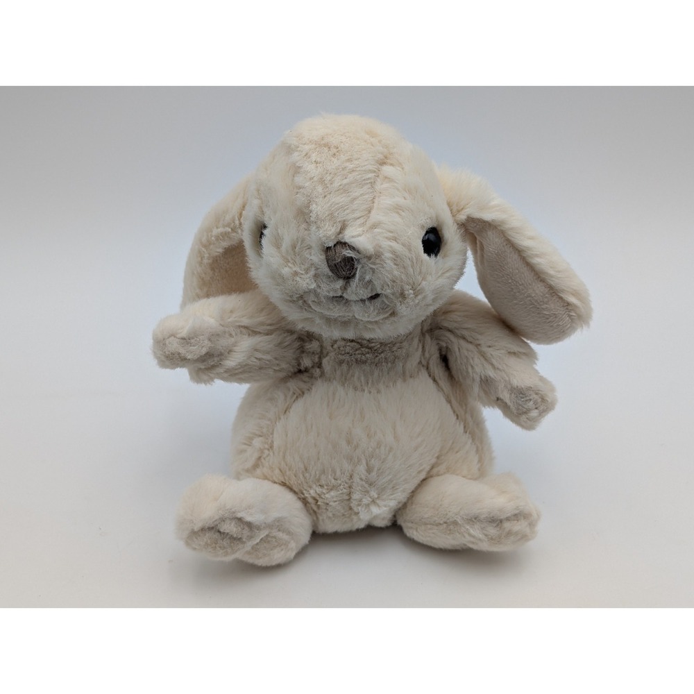 Dilly Dudu Rabbit Plush Bunny 6 Inch Cream Stuffed Animal Toy